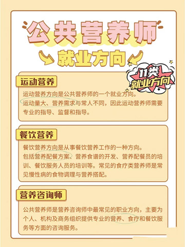 延平县公共营养师证书培训机构