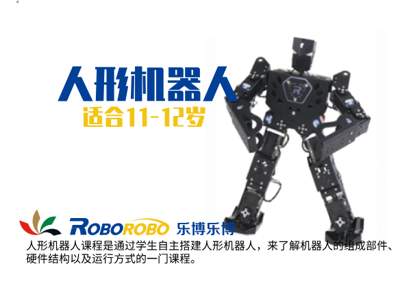 广州天河乐博青少儿人形机器人编程培训哪些内容