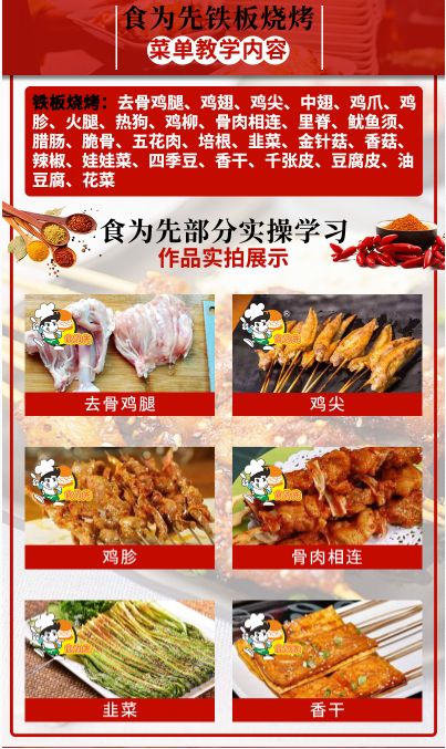 食為先鐵板燒烤培訓(xùn)