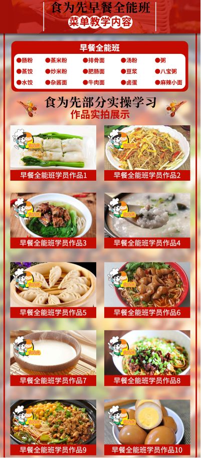 食為先早餐全能培訓(xùn)班