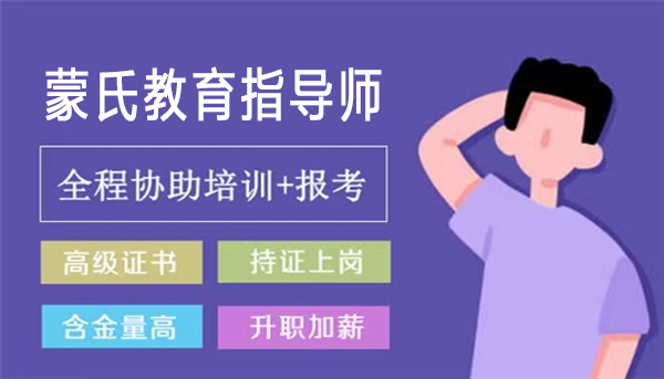 幼師考個蒙臺梭利教育指導(dǎo)師證有什么用