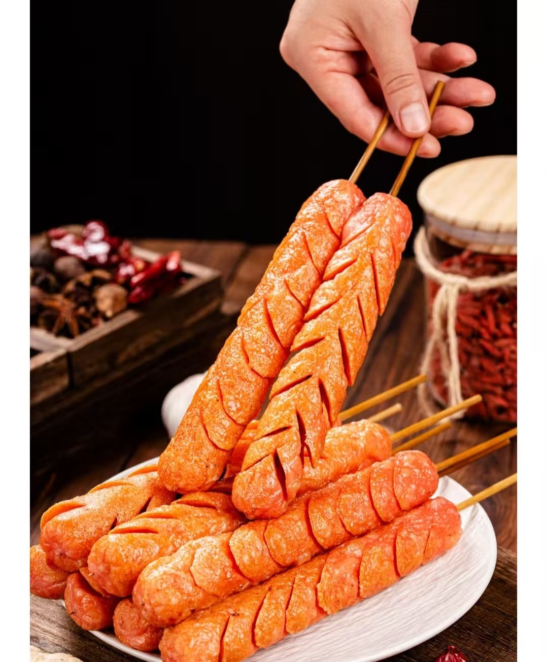 广品脆皮肠技术脆嫩爆汁