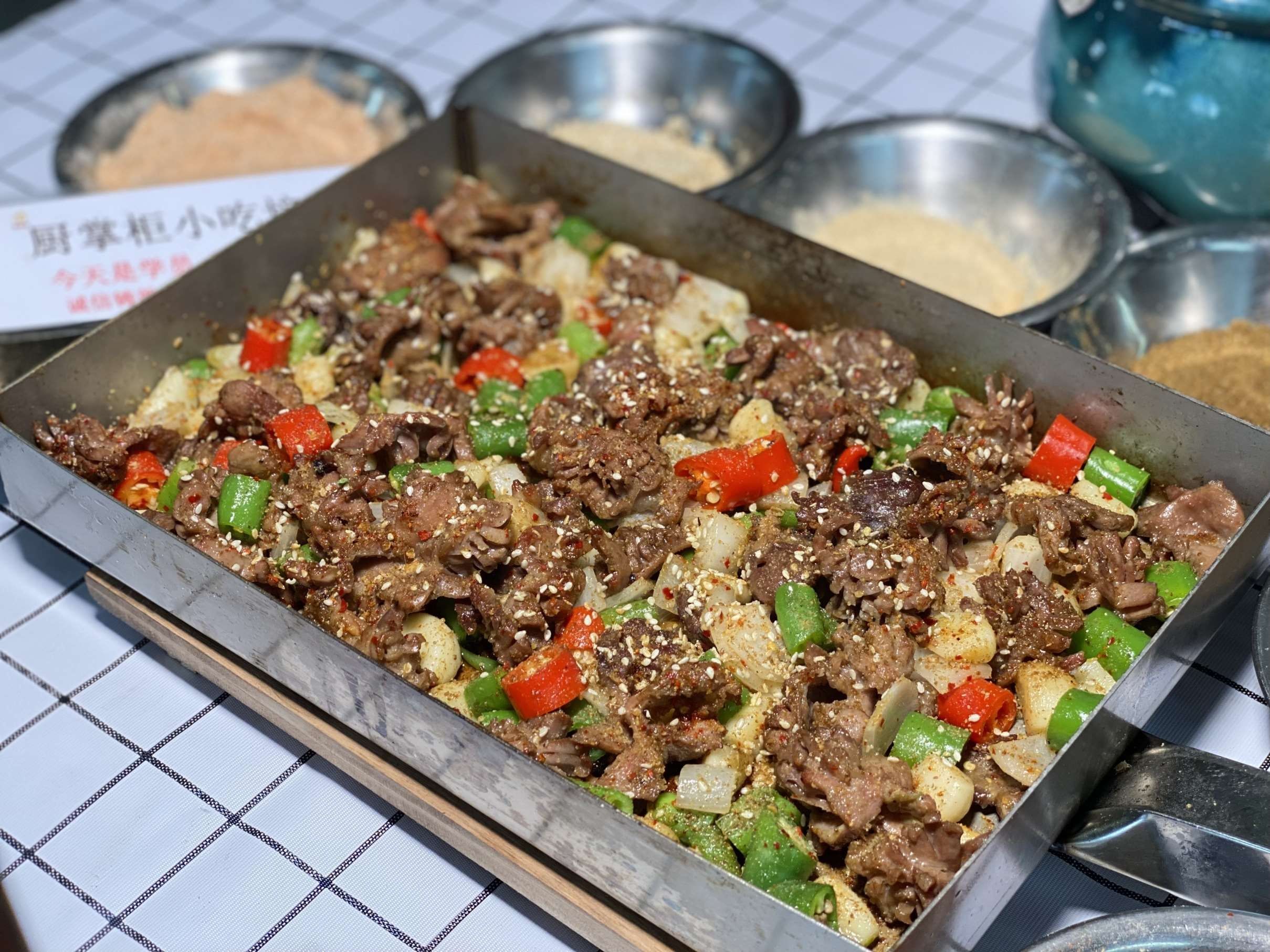 易县上哪学手工戳子肉