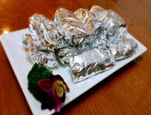 锡纸包饭系列:锡纸牛肉饭,锡纸培根饭,锡纸鱿鱼饭,锡纸排骨饭,锡纸鸡