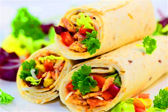 特色培训卤肉卷饼小吃学校小吃简单易学